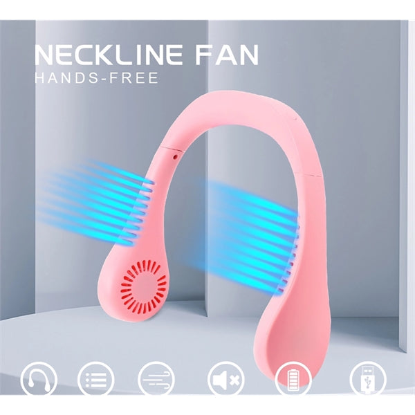 USB Neck Fan, Hands Free Bladeless Fan,