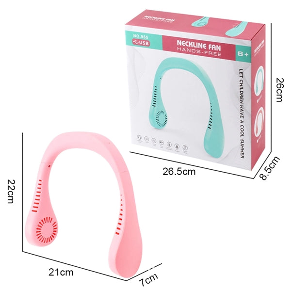 USB Neck Fan, Hands Free Bladeless Fan,