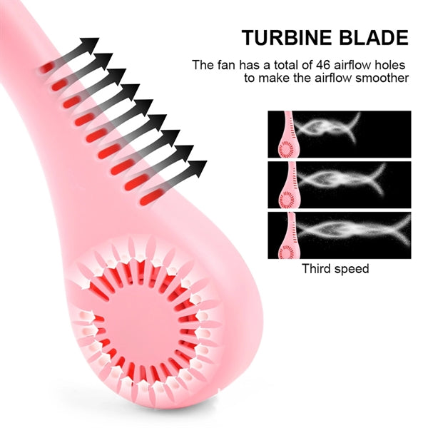 USB Neck Fan, Hands Free Bladeless Fan,