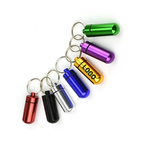 Aluminum Portable Pill Case