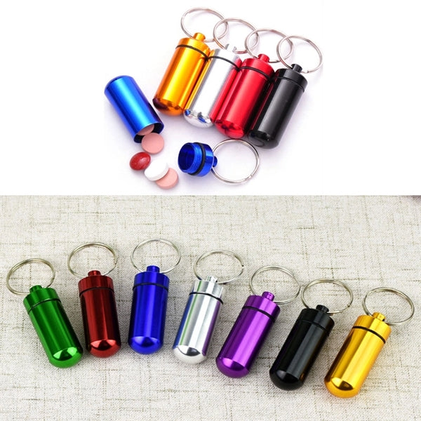 Aluminum Portable Pill Case