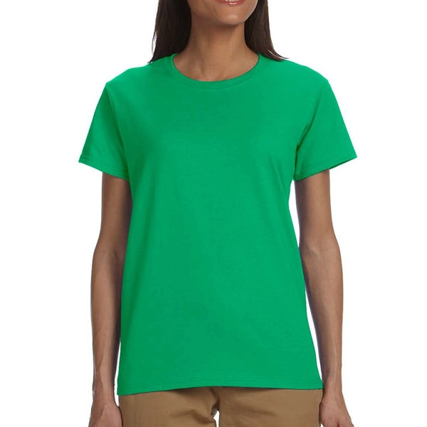 Gildan 6.1 oz 100% Cotton Preshrunk Ladies T-Shirt Imprinted
