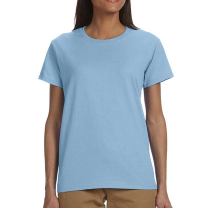 Gildan 6.1 oz 100% Cotton Preshrunk Ladies T-Shirt Imprinted