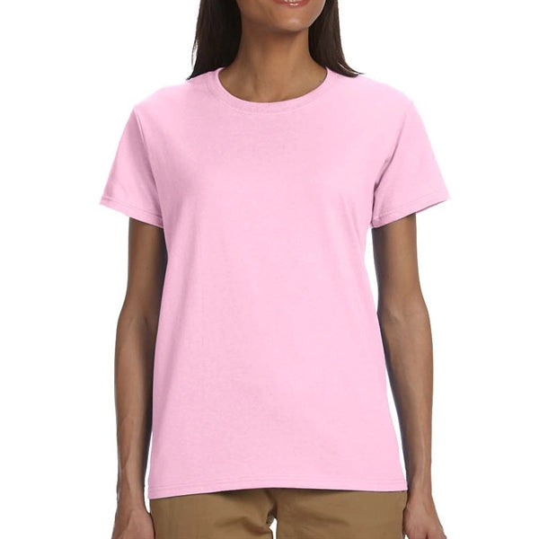 Gildan 6.1 oz 100% Cotton Preshrunk Ladies T-Shirt Imprinted