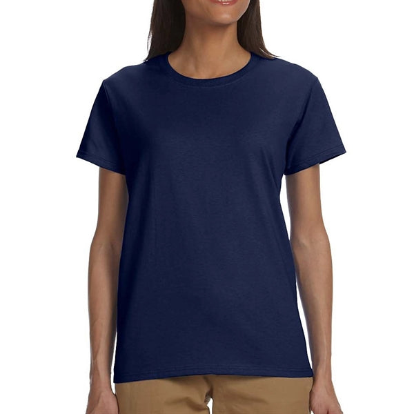 Gildan 6.1 oz 100% Cotton Preshrunk Ladies T-Shirt Imprinted