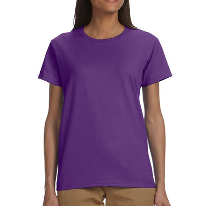 Gildan 6.1 oz 100% Cotton Preshrunk Ladies T-Shirt Imprinted