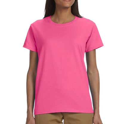 Gildan 6.1 oz 100% Cotton Preshrunk Ladies T-Shirt Imprinted