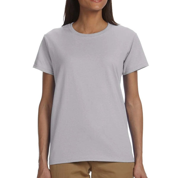 Gildan 6.1 oz 100% Cotton Preshrunk Ladies T-Shirt Imprinted