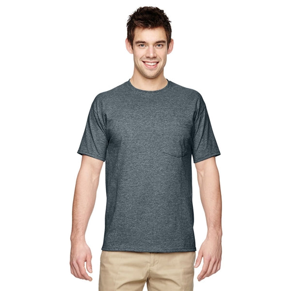 Jerzees 5.6 oz 50:50 Cotton / Polyester T-Shirt w/ Pocket