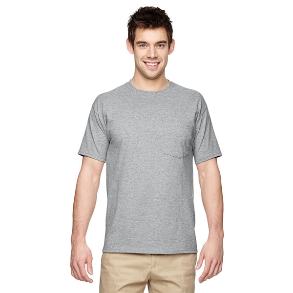 Jerzees 5.6 oz 50:50 Cotton / Polyester T-Shirt w/ Pocket