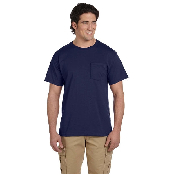 Jerzees 5.6 oz 50:50 Cotton / Polyester T-Shirt w/ Pocket