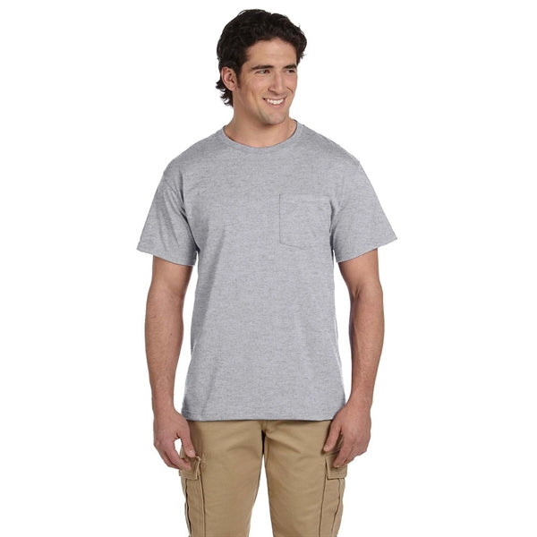 Jerzees 5.6 oz 50:50 Cotton / Polyester T-Shirt w/ Pocket