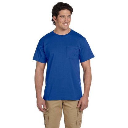 Jerzees 5.6 oz 50:50 Cotton / Polyester T-Shirt w/ Pocket
