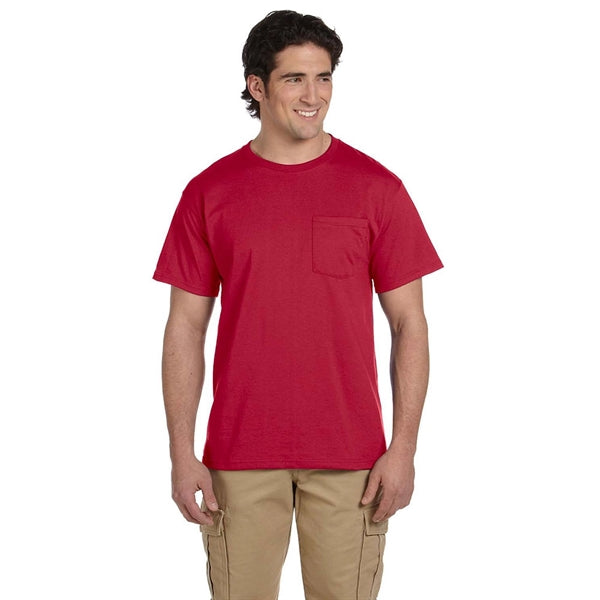 Jerzees 5.6 oz 50:50 Cotton / Polyester T-Shirt w/ Pocket