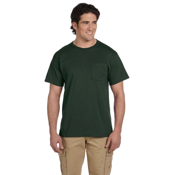 Jerzees 5.6 oz 50:50 Cotton / Polyester T-Shirt w/ Pocket