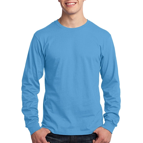 Port & Company 5.4 oz 100% Cotton Long-Sleeve T-Shirt