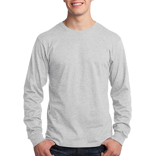 Port & Company 5.4 oz 100% Cotton Long-Sleeve T-Shirt