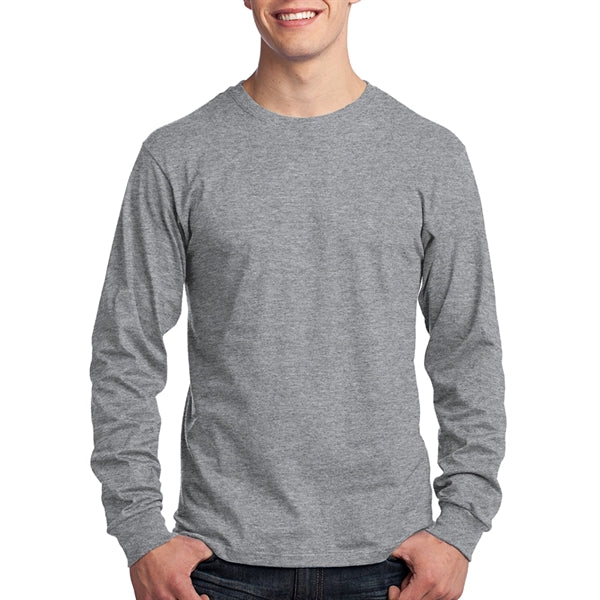 Port & Company 5.4 oz 100% Cotton Long-Sleeve T-Shirt