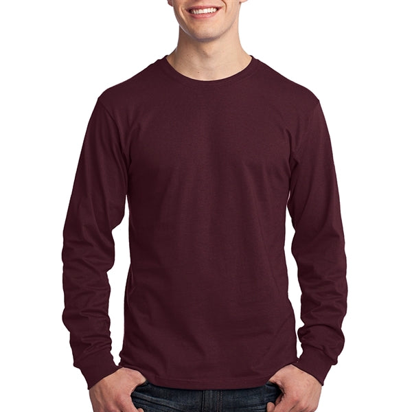 Port & Company 5.4 oz 100% Cotton Long-Sleeve T-Shirt