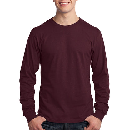 Port & Company 5.4 oz 100% Cotton Long-Sleeve T-Shirt