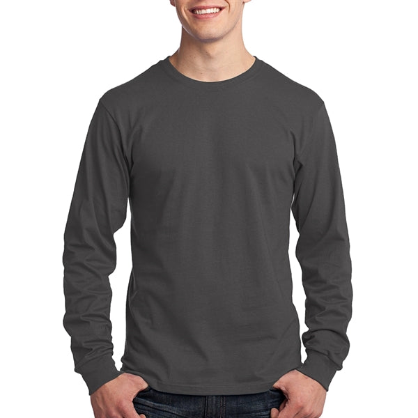 Port & Company 5.4 oz 100% Cotton Long-Sleeve T-Shirt
