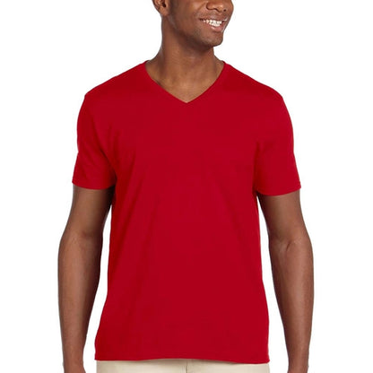 Gildan Softstyle 100% Preshrunk Cotton V-Neck T-shirt