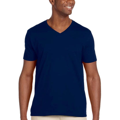 Gildan Softstyle 100% Preshrunk Cotton V-Neck T-shirt