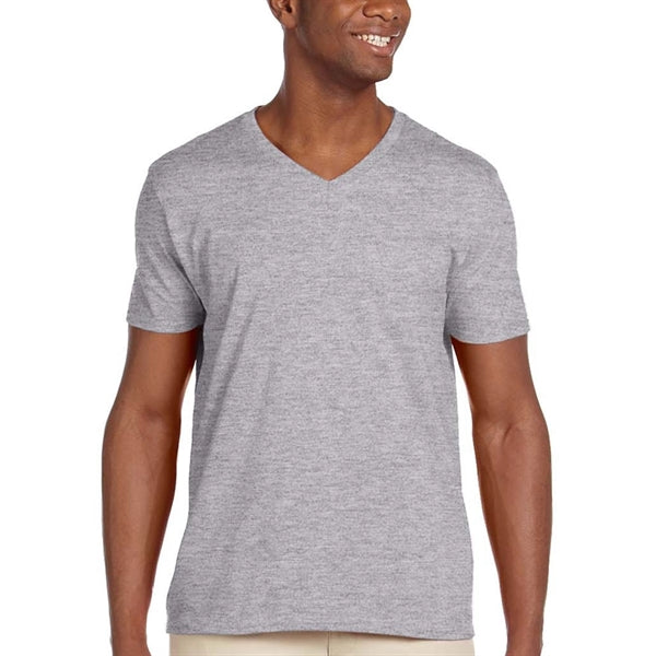 Gildan Softstyle 100% Preshrunk Cotton V-Neck T-shirt