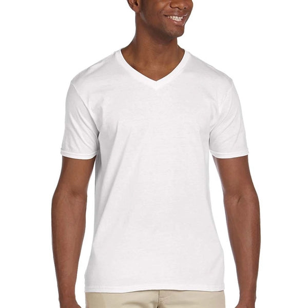 Gildan Softstyle 100% Preshrunk Cotton V-Neck T-shirt