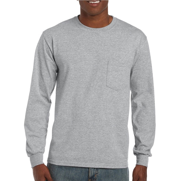 Gildan Ultra Cotton 6.1 oz 100% Preshrunk Long Sleeve Tshirt