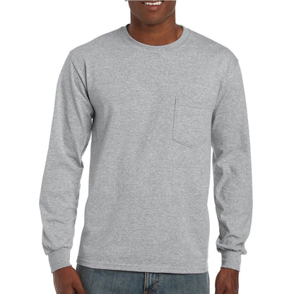 Gildan Ultra Cotton 6.1 oz 100% Preshrunk Long Sleeve Tshirt