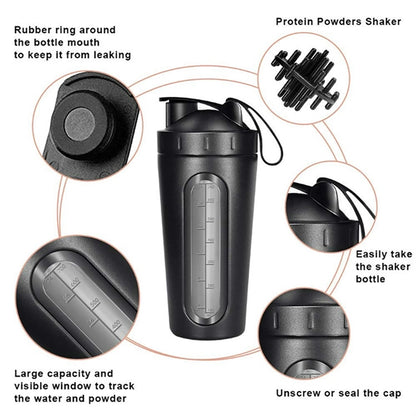 Stainless Steel Shaker Bottle, 24 oz