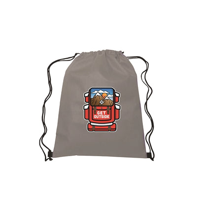 13"w x 16.5"h Drawstring Non-Woven Bag- 4 Color