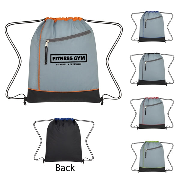 Mountain Drawstring Sports Backpack