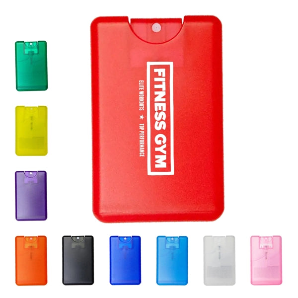 Compact Card-Sized Hand-Sanitizing Spray