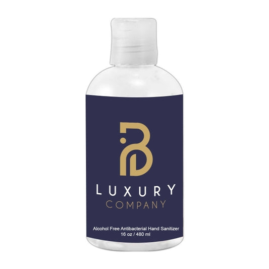 16 Oz Antibacterial Sanitizer Gel in Transparent PET Bottle