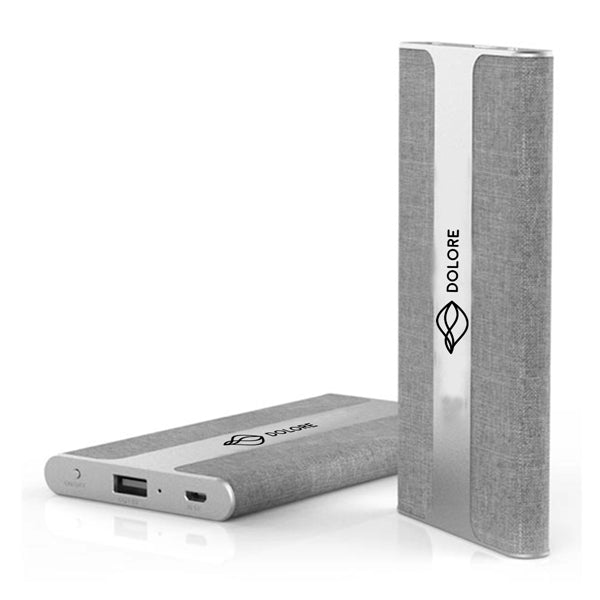 Cloth-Accented Compact Power Bank