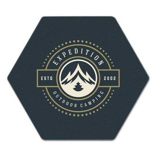 Custom Full-Color Post Cards and Hexagon-shaped Coasters