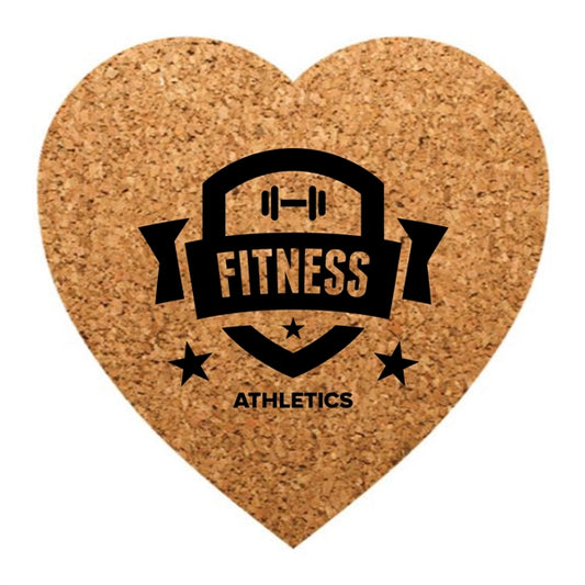 Custom Full-Color Post Cards with Heart Coasters