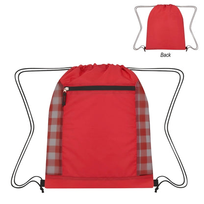 Linear Organized Polyester Tote Bag