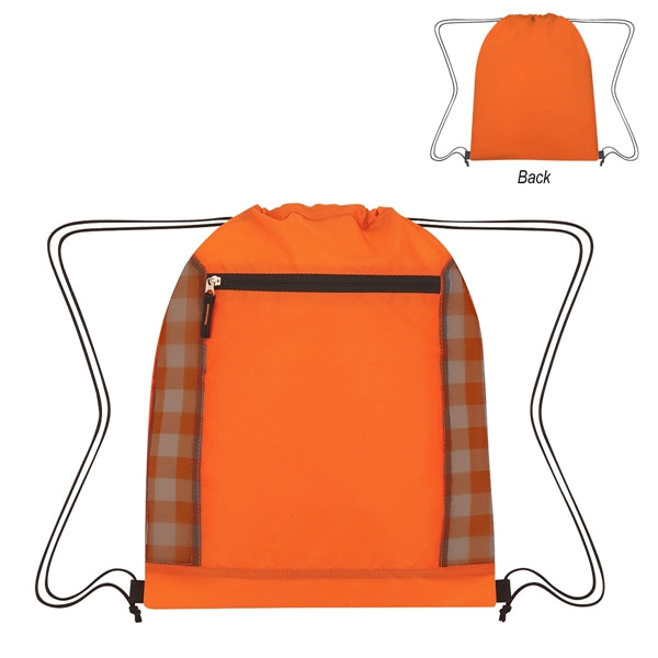 Linear Organized Polyester Tote Bag