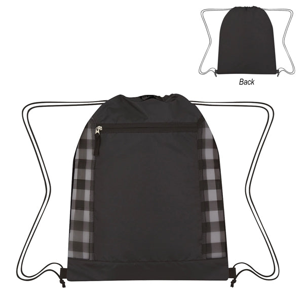 Linear Organized Polyester Tote Bag