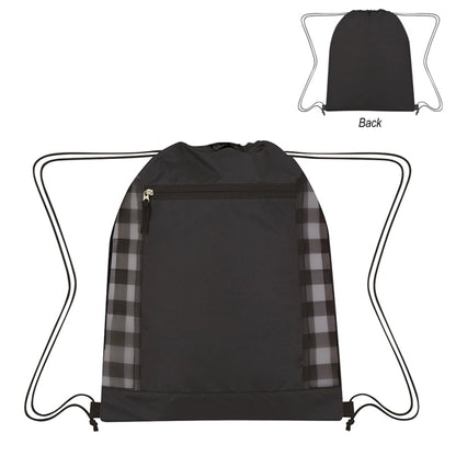 Linear Organized Polyester Tote Bag