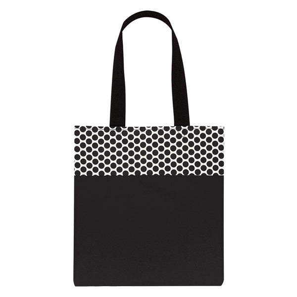 Polka Dot-Accented Everyday Tote