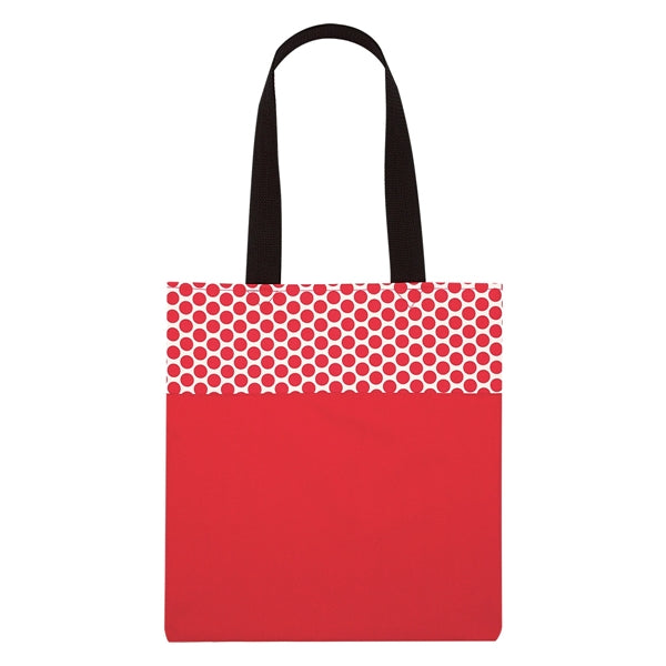 Polka Dot-Accented Everyday Tote