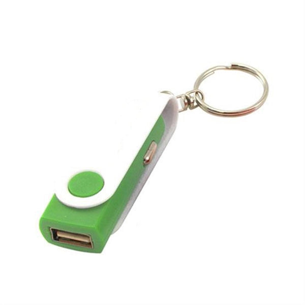 Portable USB Car Charger with Split Ring