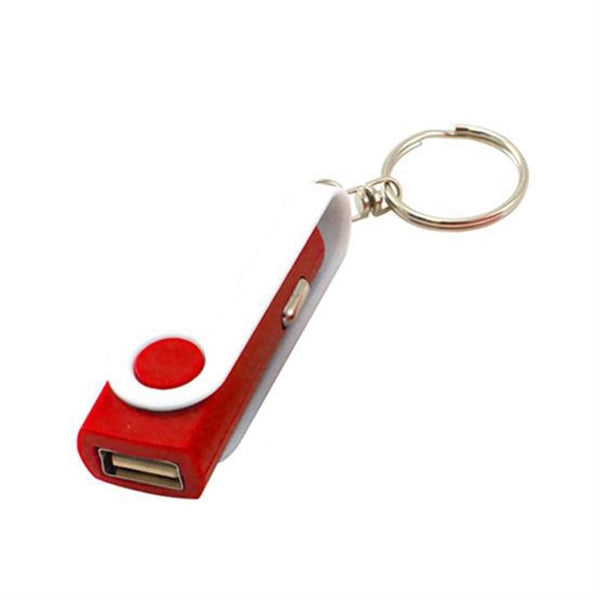 Portable USB Car Charger with Split Ring