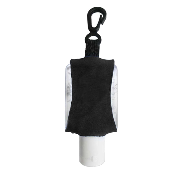 Travel Hand Sanitizer in Leashed Neoprene-Made Sleeve