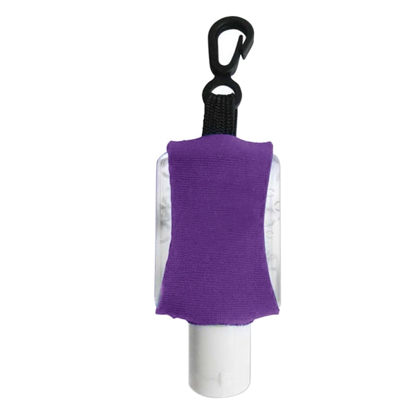 Travel Hand Sanitizer in Leashed Neoprene-Made Sleeve
