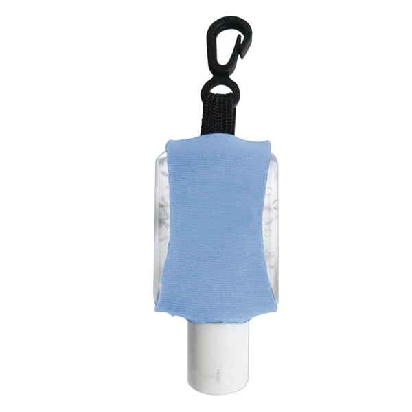 Travel Hand Sanitizer in Leashed Neoprene-Made Sleeve